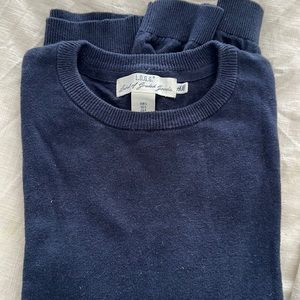 H&M LOGG Crewneck Sweater in Navy, S